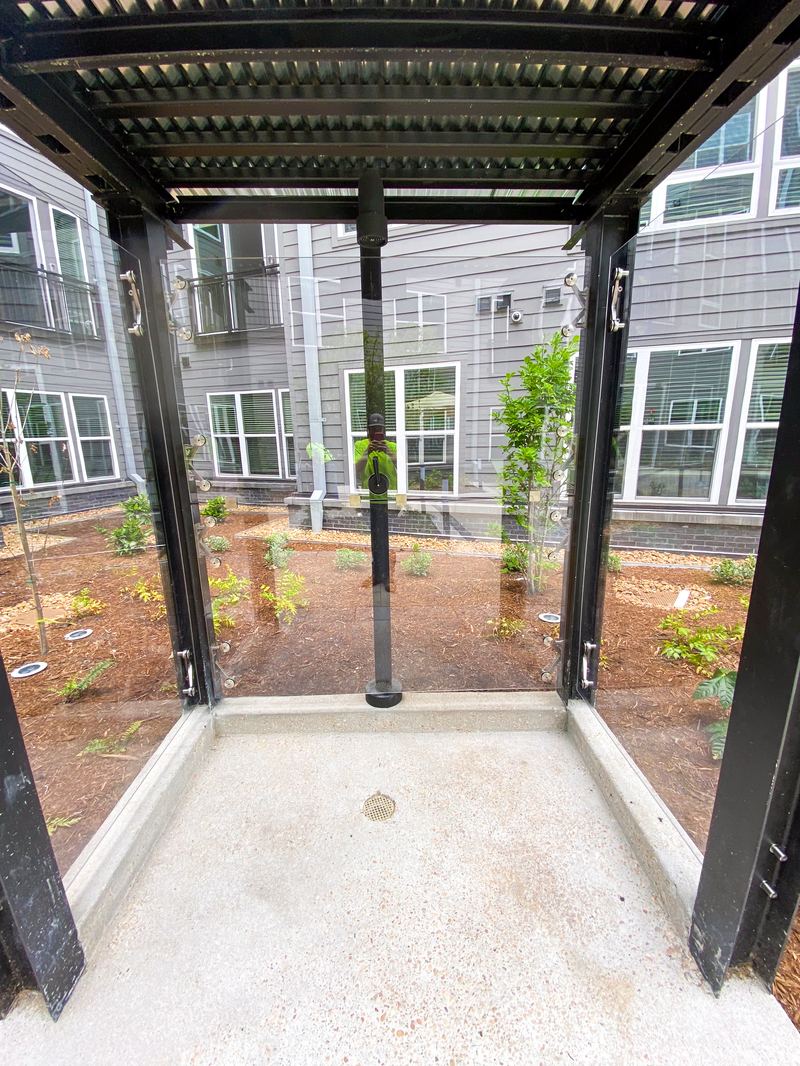 Courtyard Entry Glass