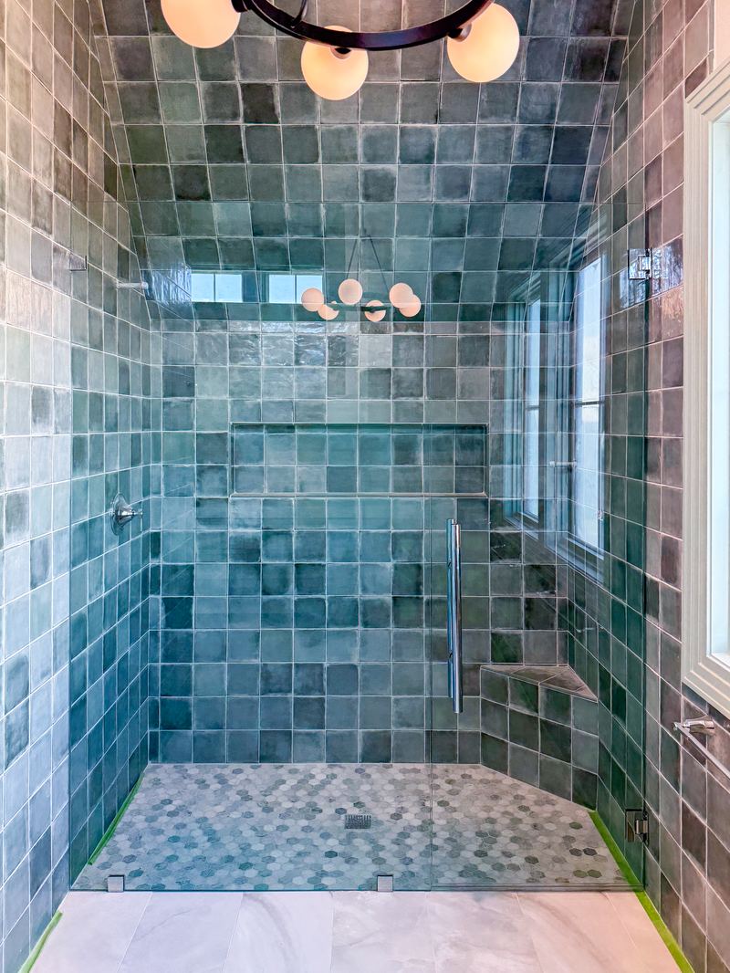 Custom Tile and Glass Shower