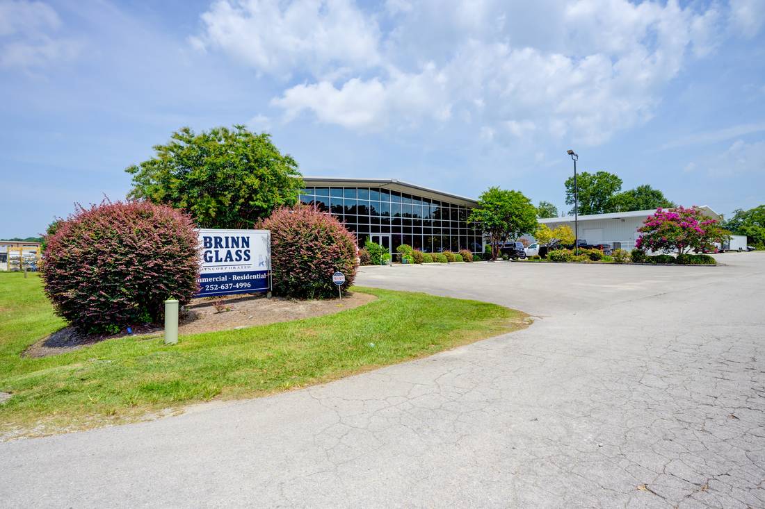 The Brinn Glass shop in New Bern