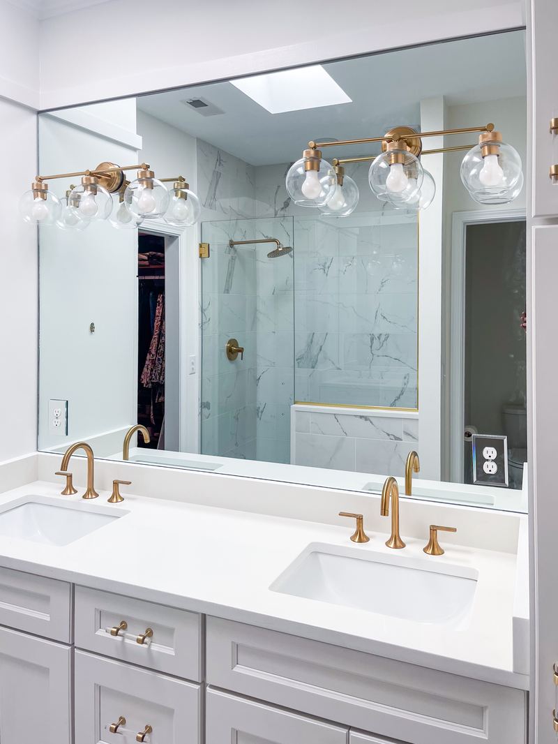 Vanity Mirrors and Shower Glass