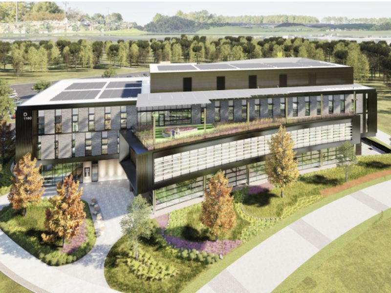 Rendering of Wake Tech Technology 4.0 Building