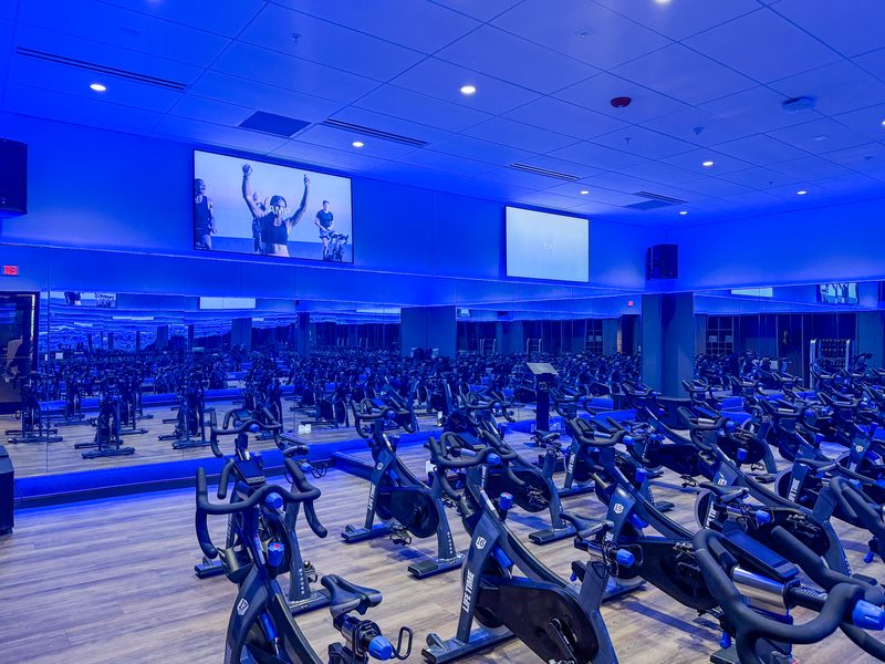 Mirrored Cycling Studio