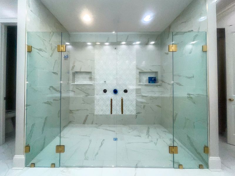 Frameless Shower Enclosure