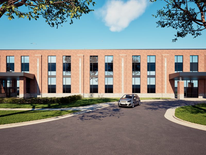 Rendering of FirstHealth Hoke Addition and Campus Improvements